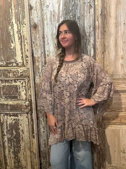 Layered in Time Tunic