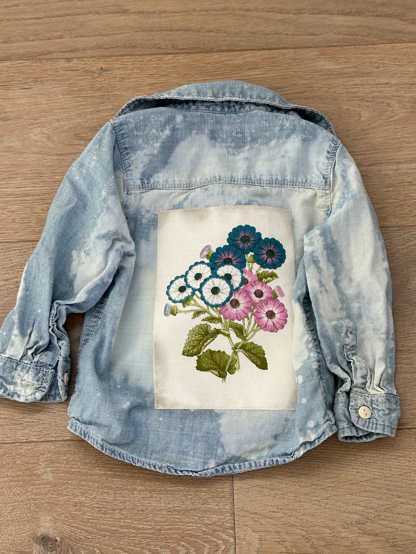 18m Denim Flower Shirt