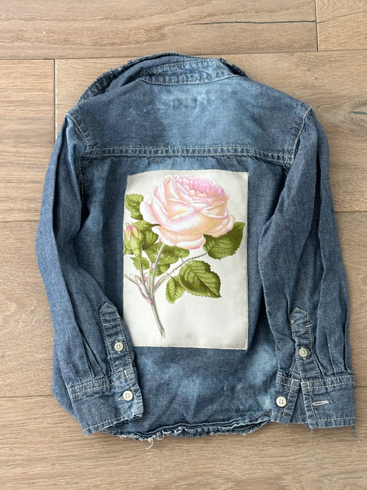 3T Denim Flower Shirt