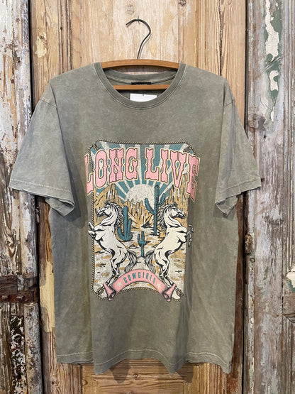 Long Live Cowgirls Tee