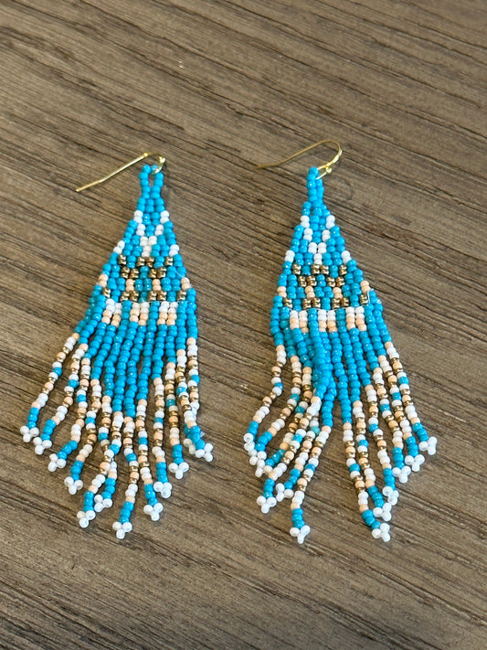 8399 Triangle Seed Earrings