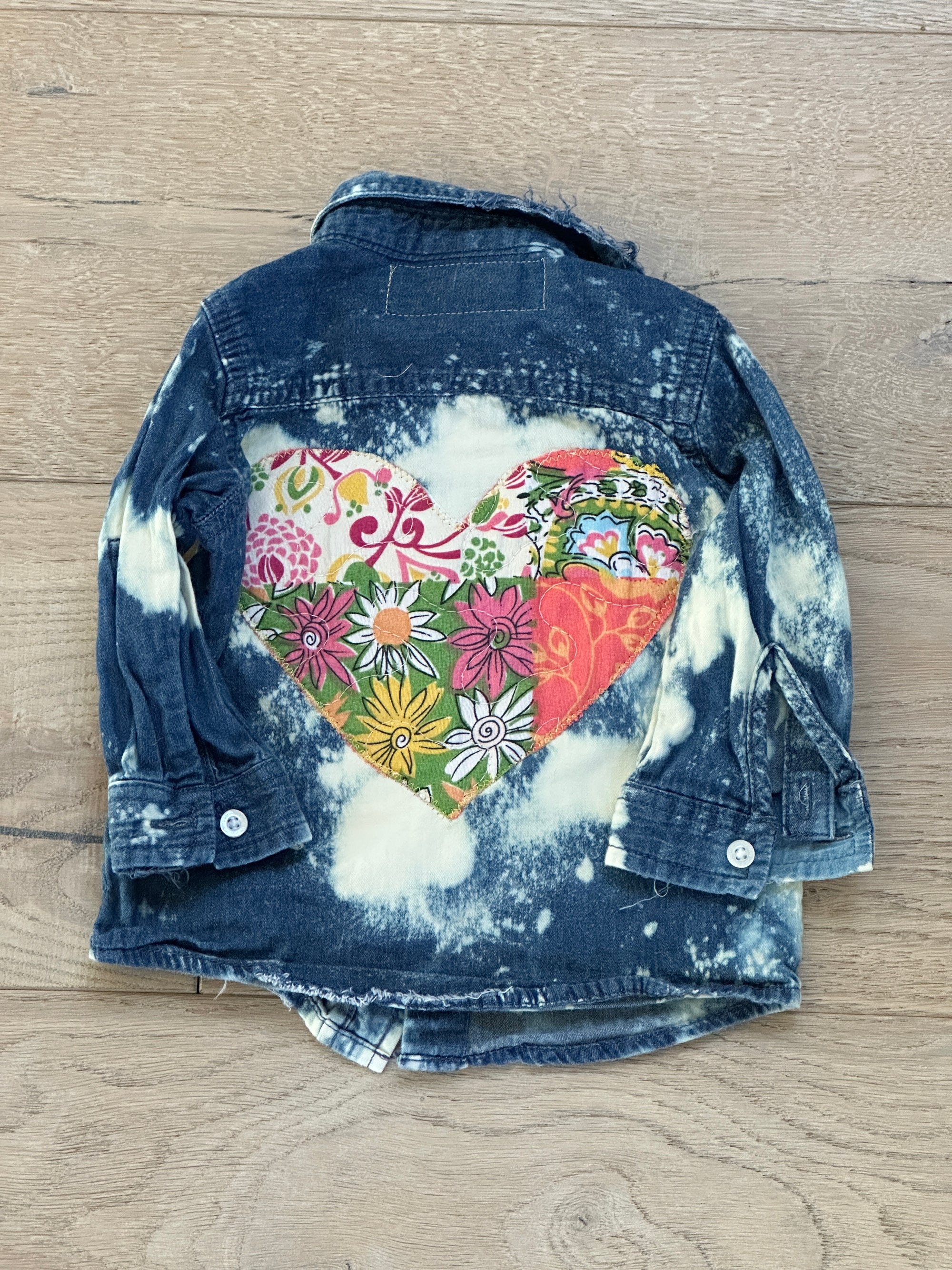 0-3m Quilted Heart Shirt