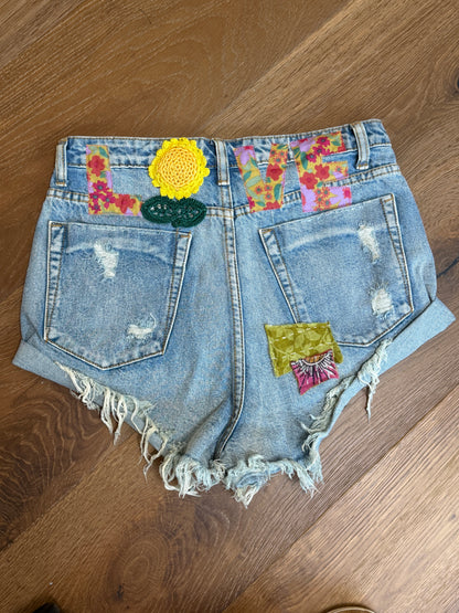 Size 27  Love Shorts