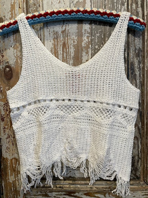 Lace Crochet Vest
