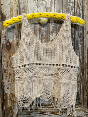 Lace Crochet Vest