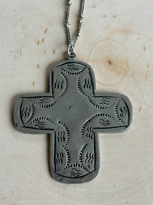 Large Cross Necklace