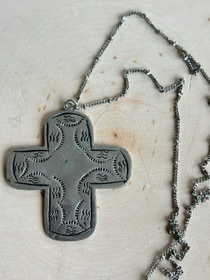 Large Cross Necklace
