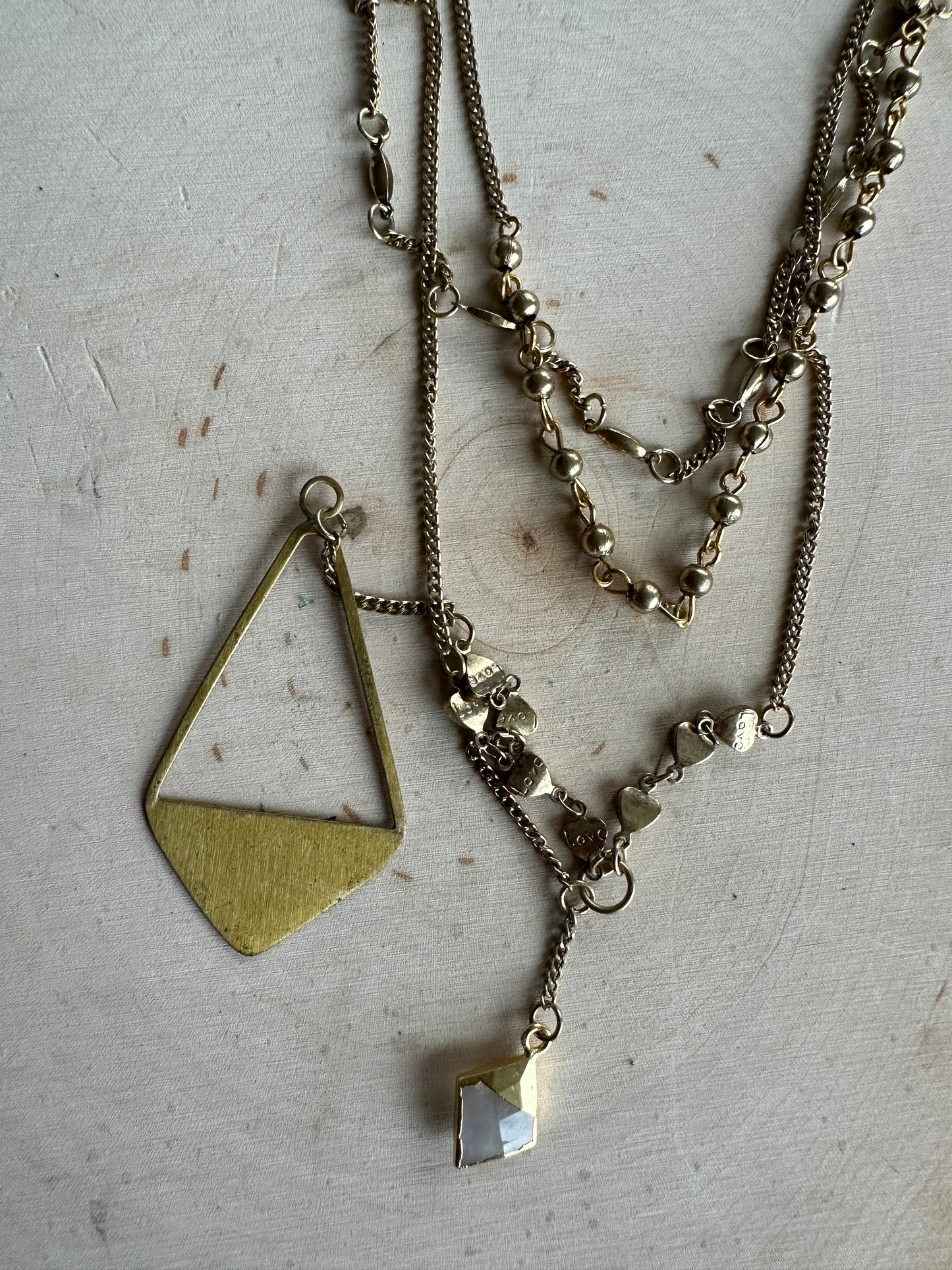 Gold Layered Lariat