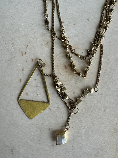 Gold Layered Lariat