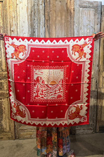 Double Sided Cattle Scarf