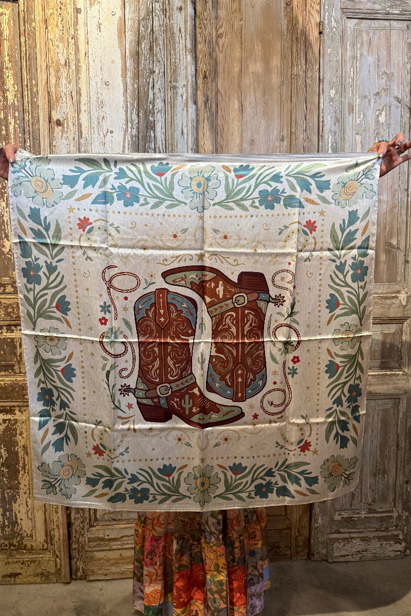Double Sided Boots Scarf