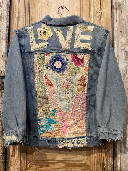 Up Cycled Love Lace Jacket-10065