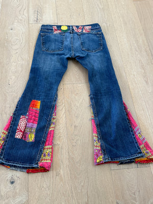 Up Cycled Kantha Bell Bottoms