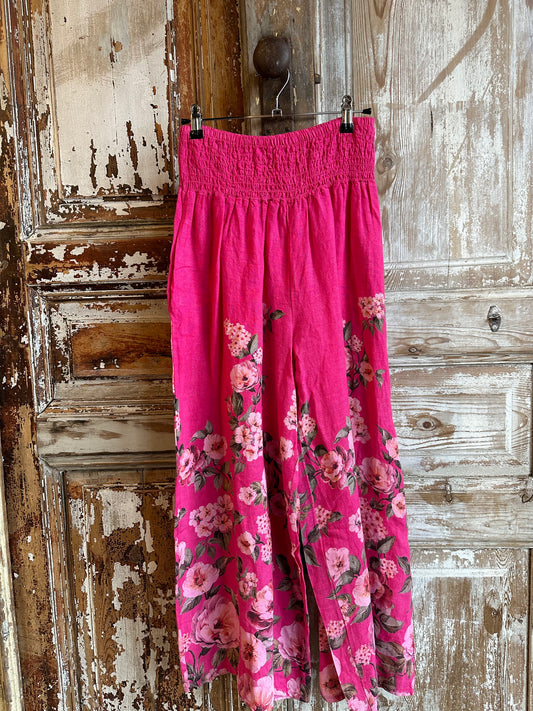 Spring Floral Pants