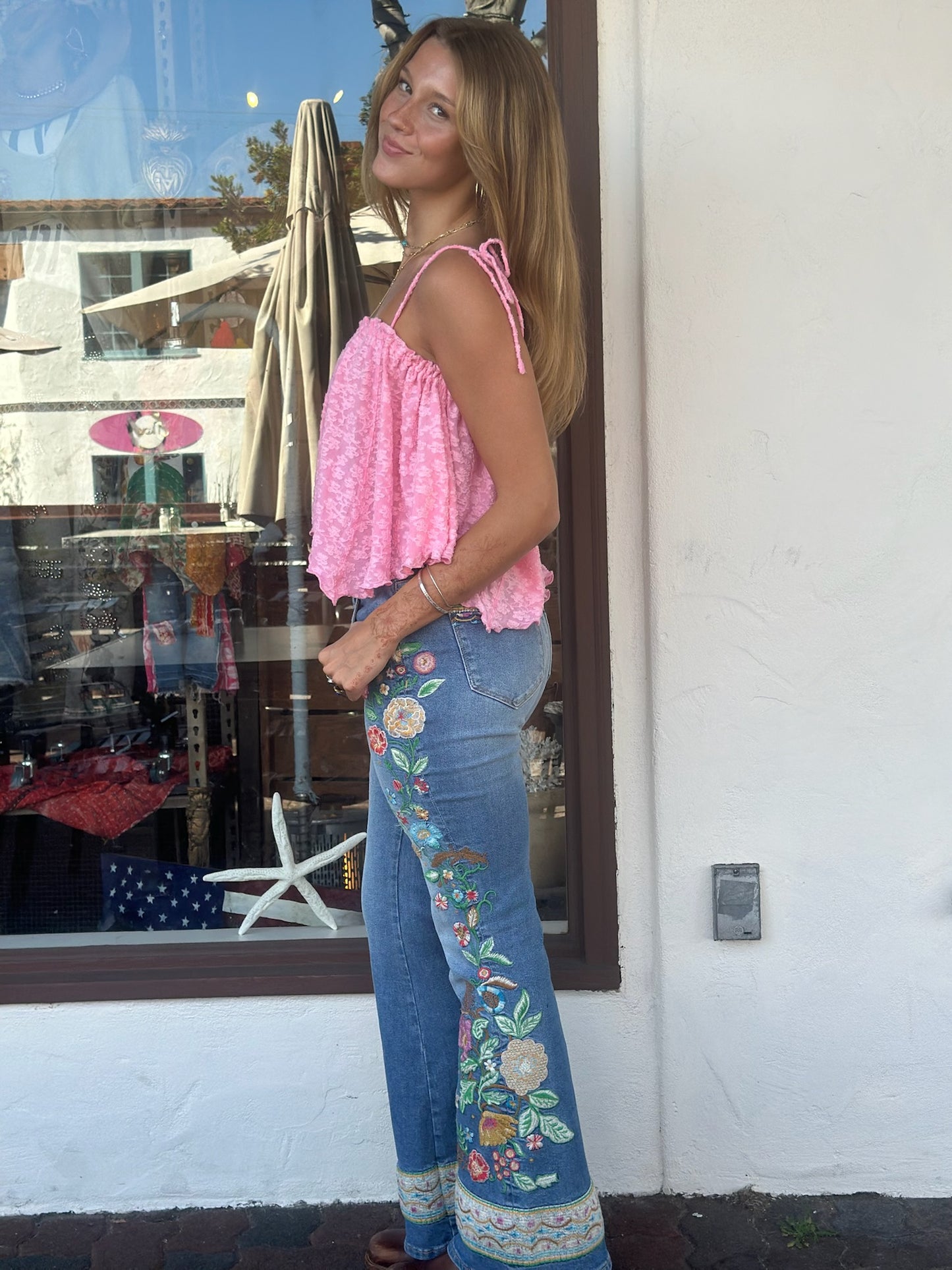 Hippie Floral Jeans