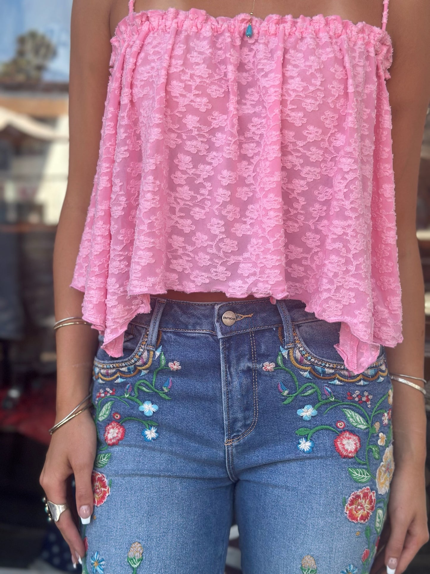 Hippie Floral Jeans