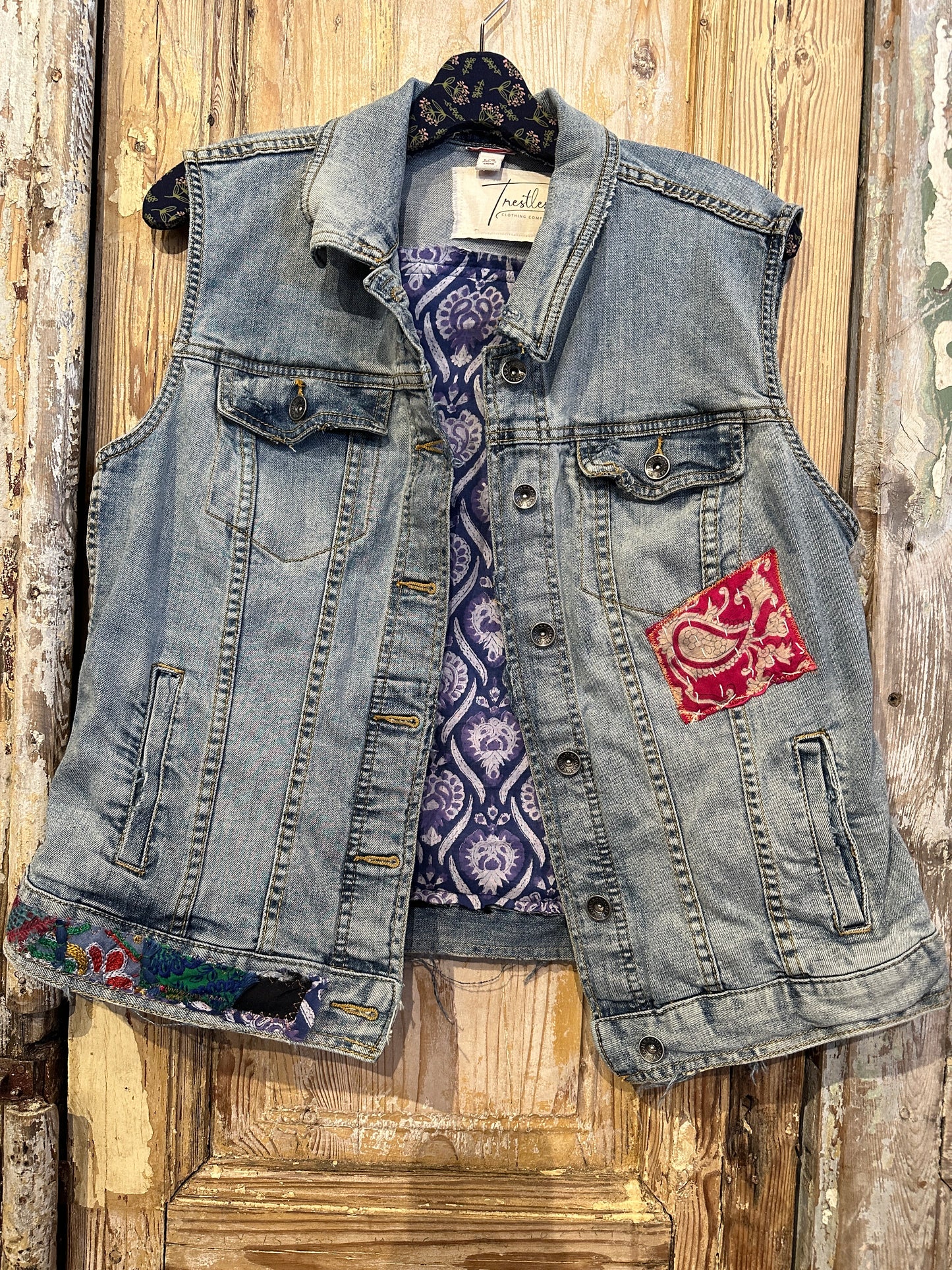 Up Cycled Carpet Vest