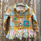2T Ruffled Crochet Plaid