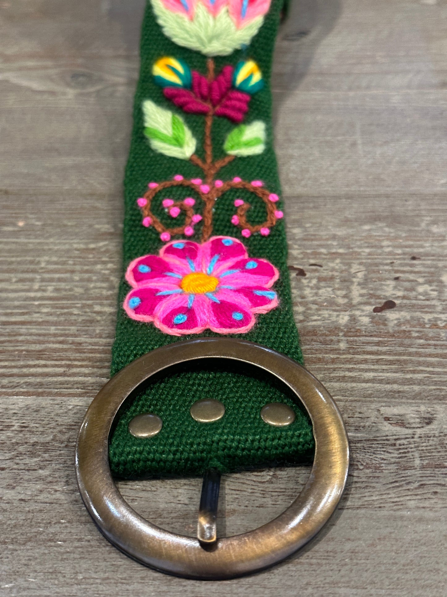 Peruvian Embroidered Belt