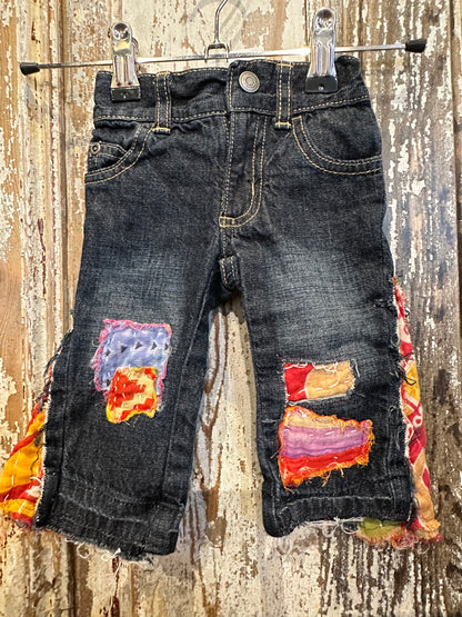 0-3m Up Cycled Kids Bell Bottoms