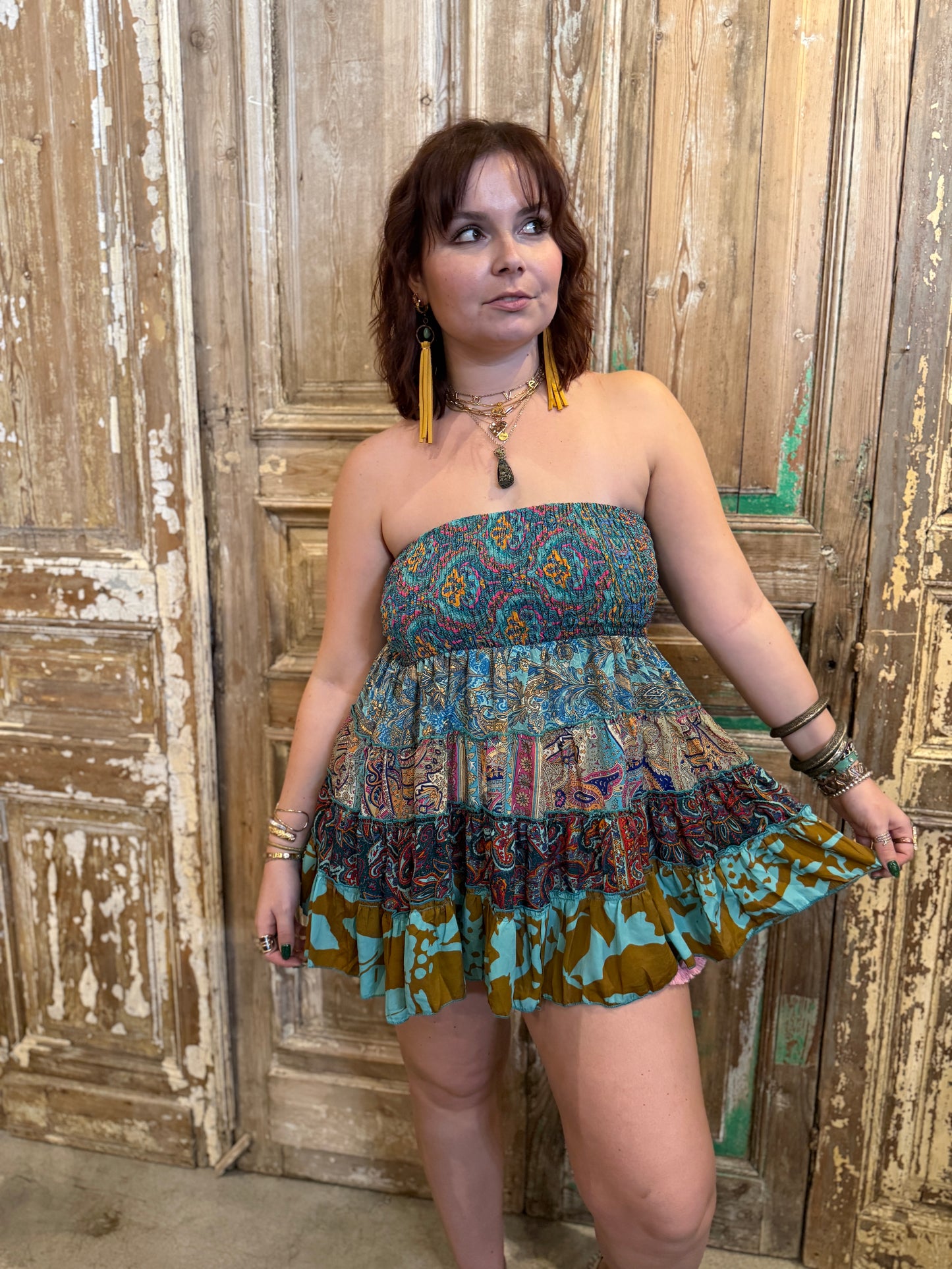 Boho Skirt Top