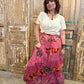Boho Cotton Patchwork Skirt