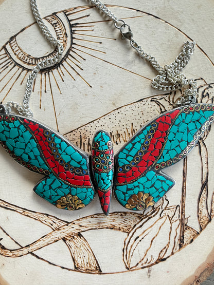 Boho Butterfly Necklace