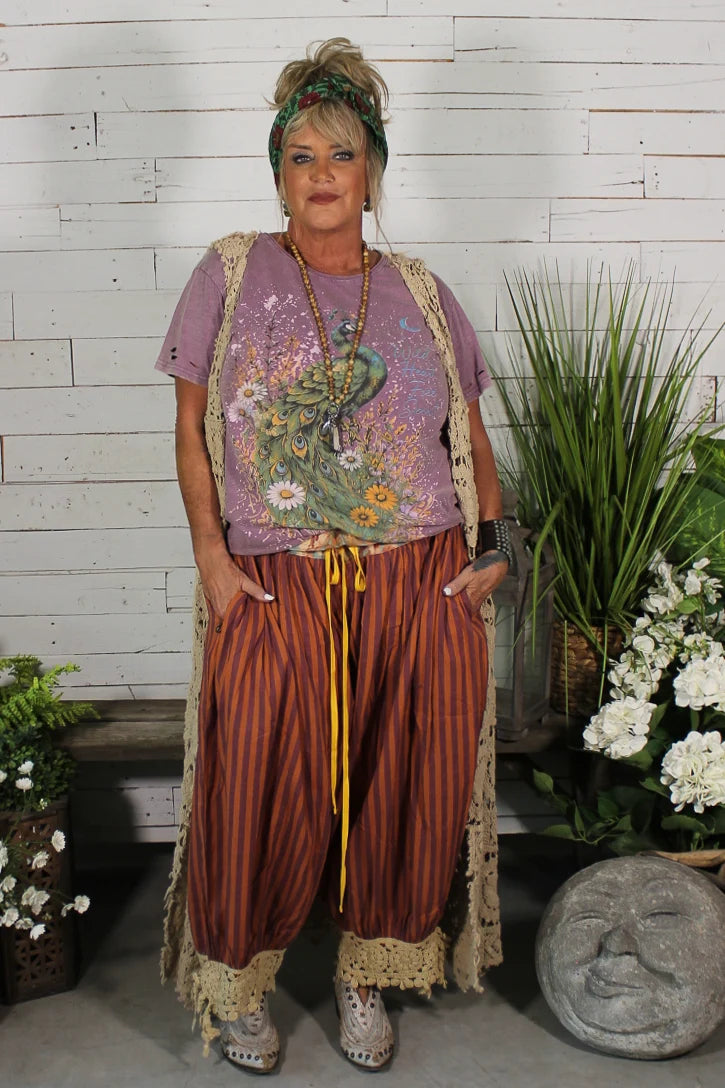 Soft Journey Tee-Royal Feathers
