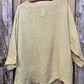 Front Gathered Linen Top