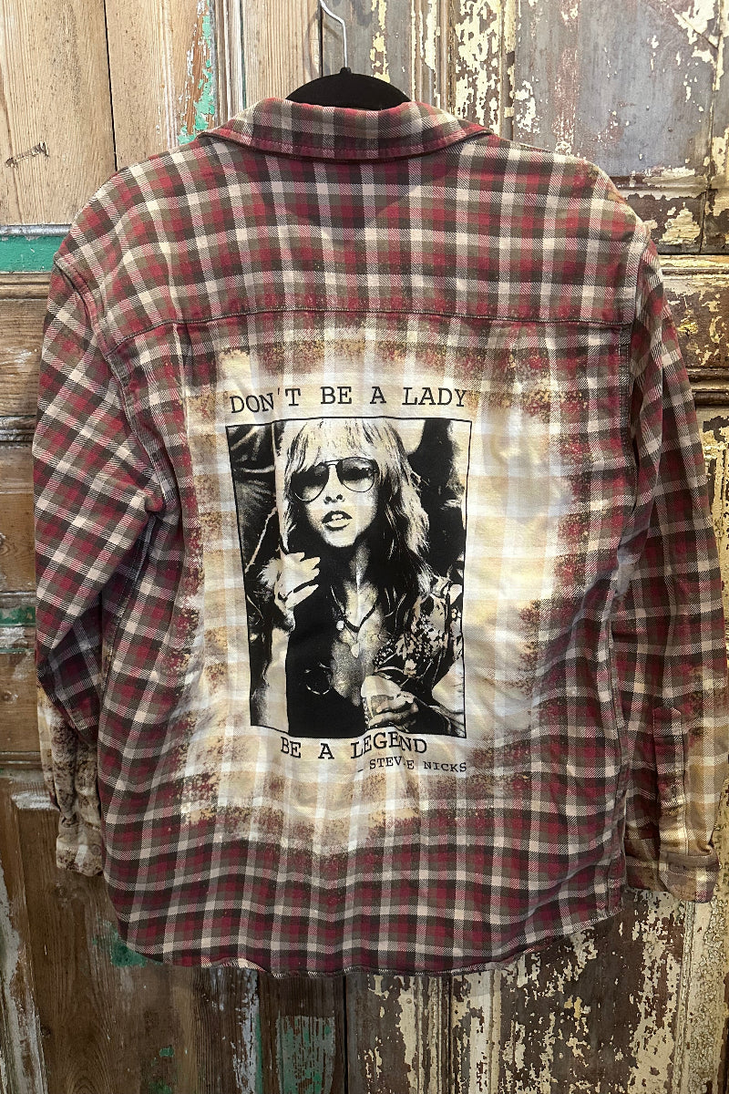 Up Cycled Stevie Nicks Flannel