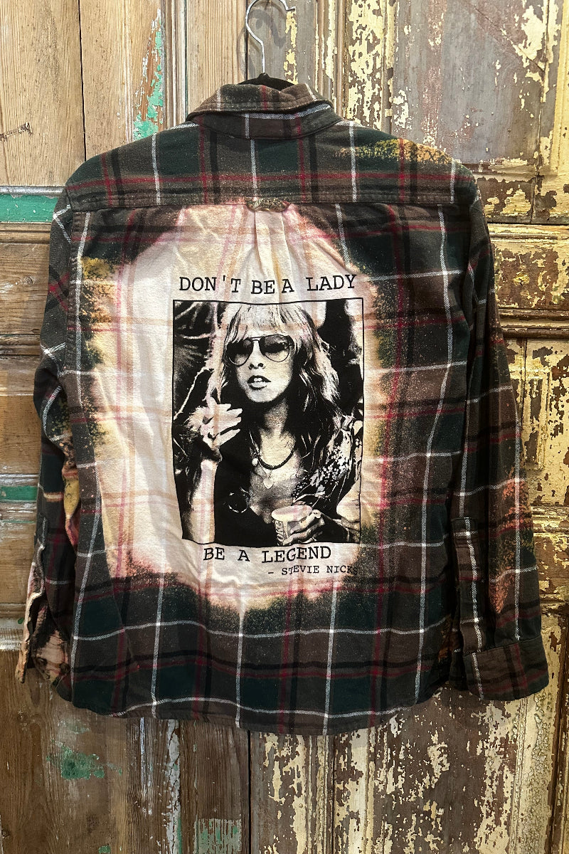 Up Cycled Stevie Nicks Flannel
