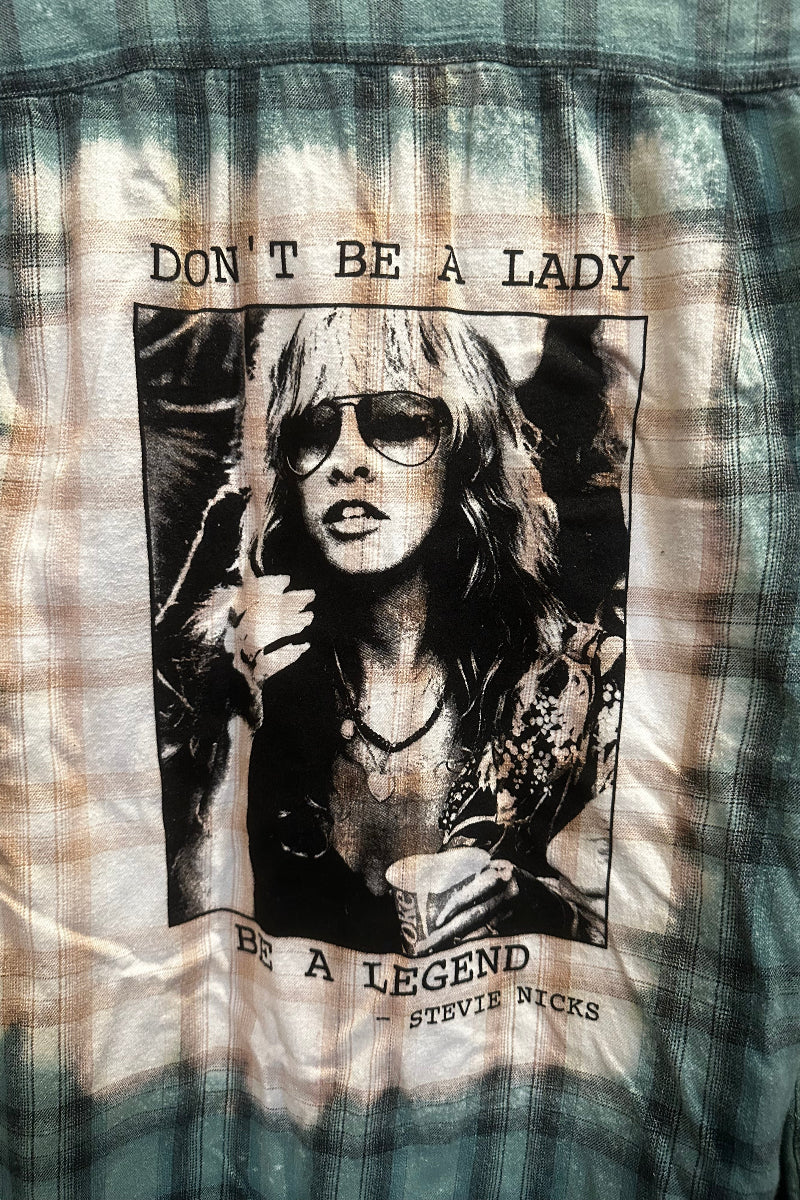 Up Cycled Stevie Nicks Flannel