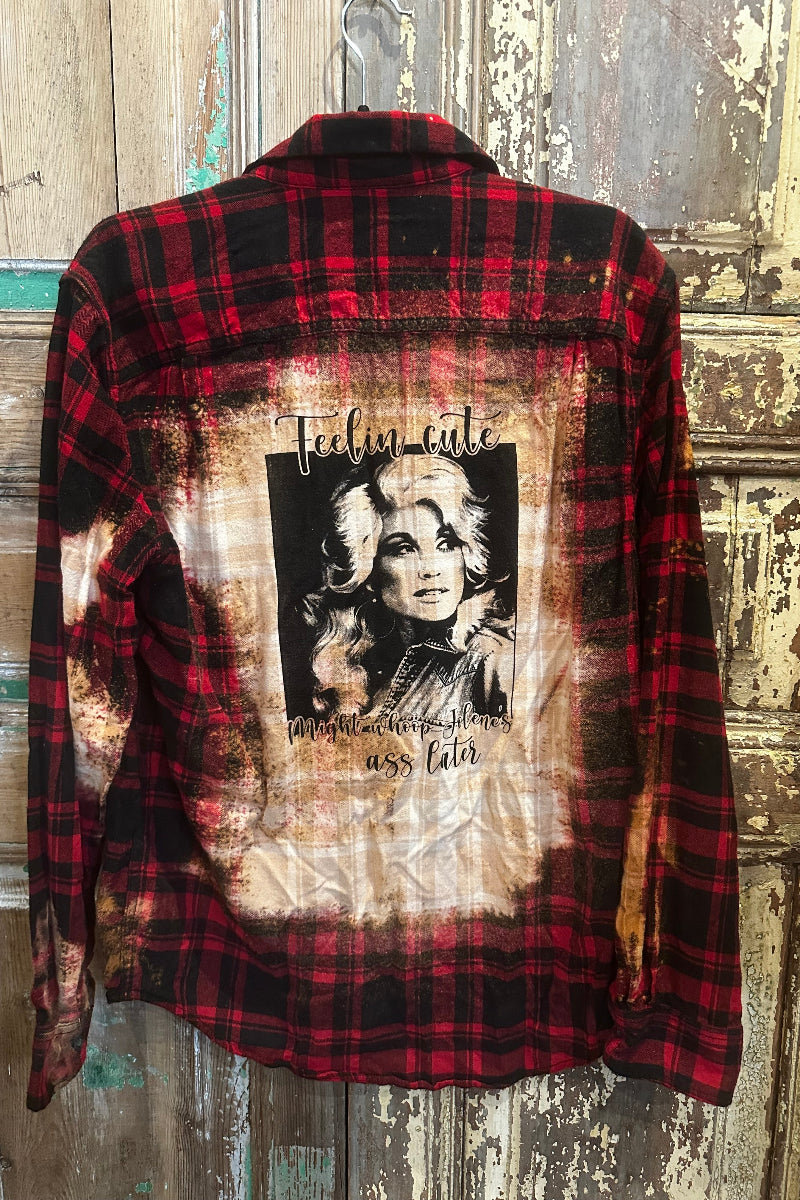 Up Cycled Dolly Flannel