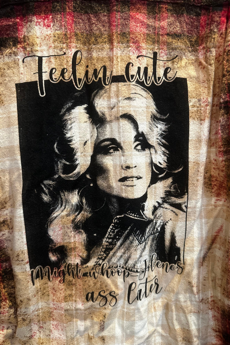 Up Cycled Dolly Flannel