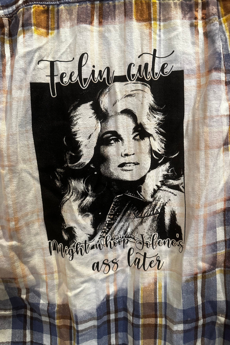 Up Cycled Dolly Flannel