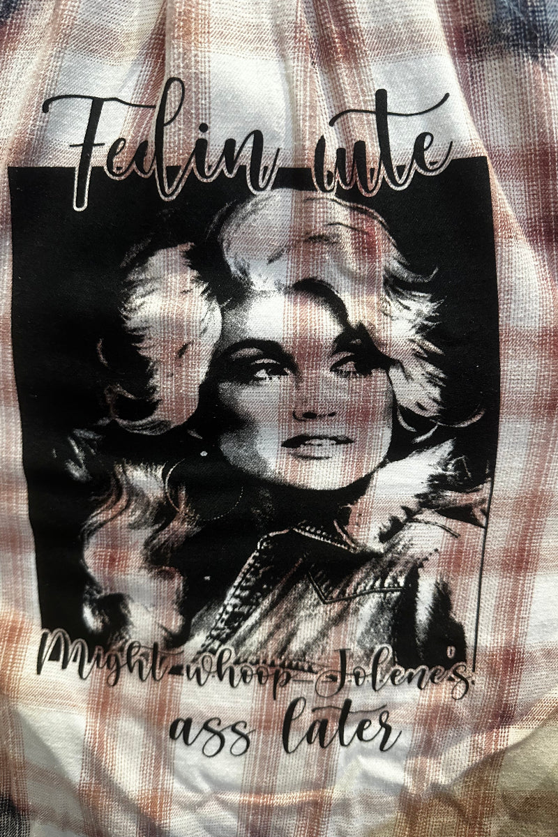 Up Cycled Dolly Flannel