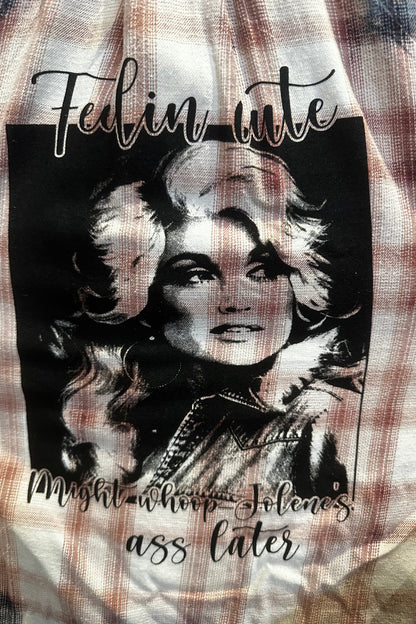 Up Cycled Dolly Flannel