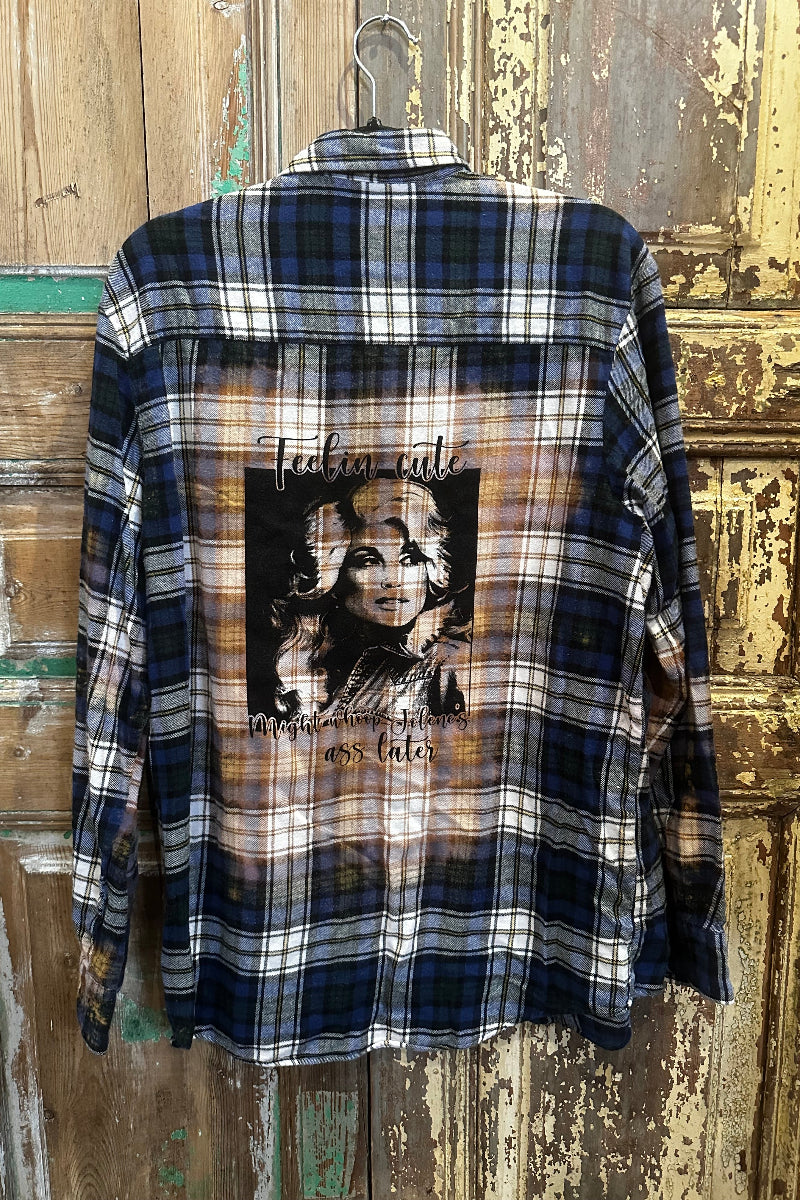 Up Cycled Dolly Flannel