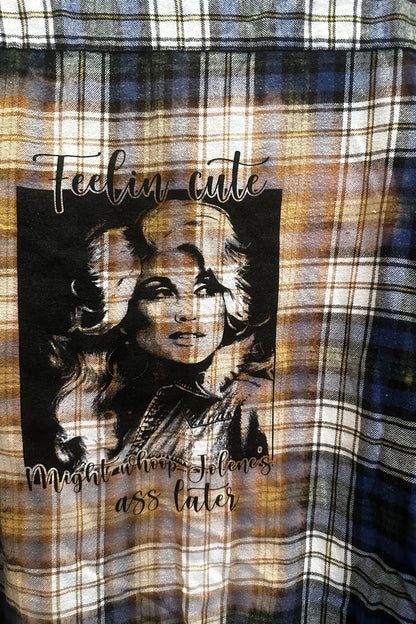 Up Cycled Dolly Flannel