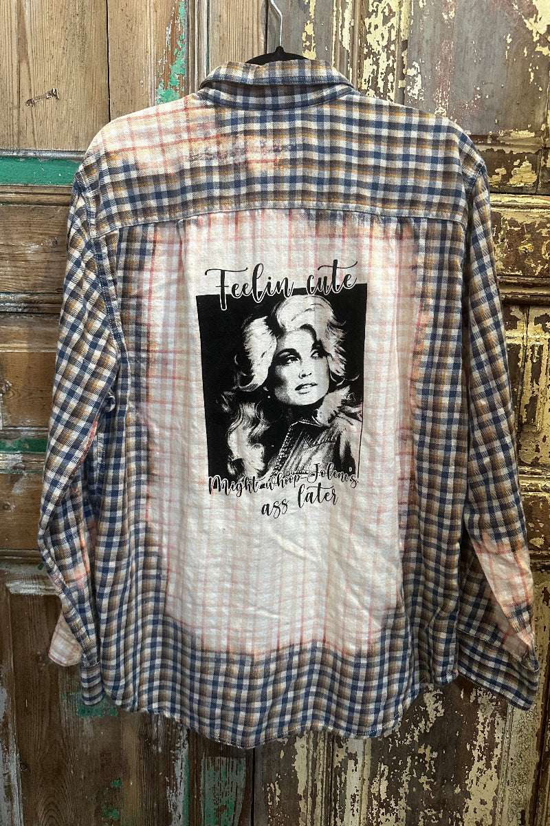 Up Cycled Dolly Flannel