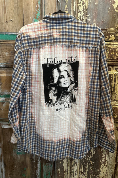 Up Cycled Dolly Flannel