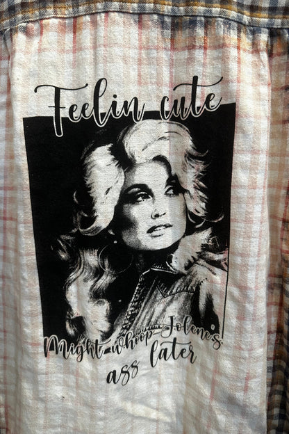 Up Cycled Dolly Flannel