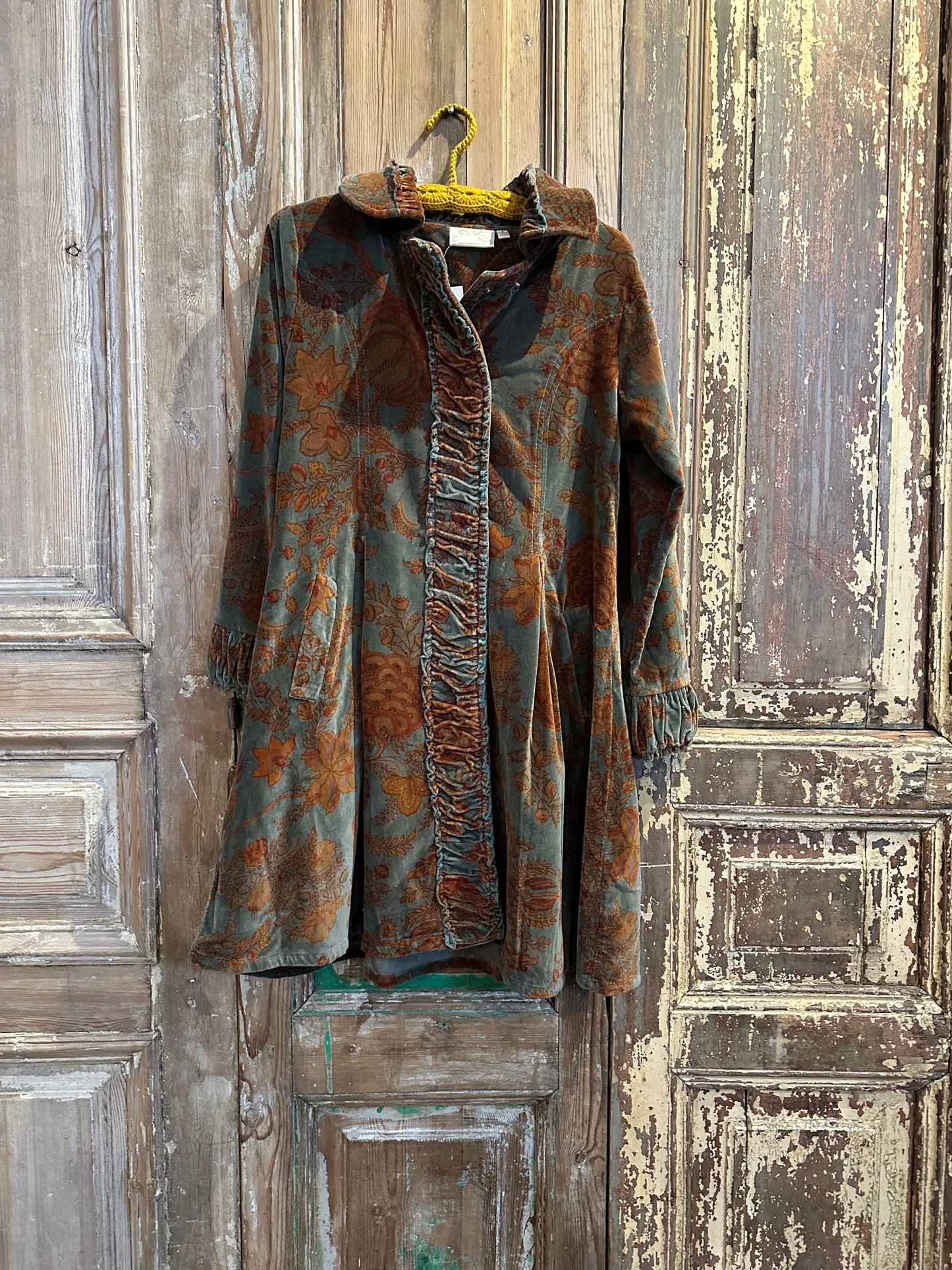 Velvet Rusching Jacket