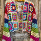 Granny Square Crop Cardi