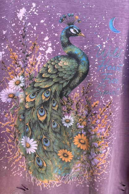 Soft Journey Tee-Royal Feathers