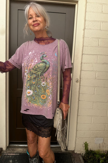Soft Journey Tee-Royal Feathers