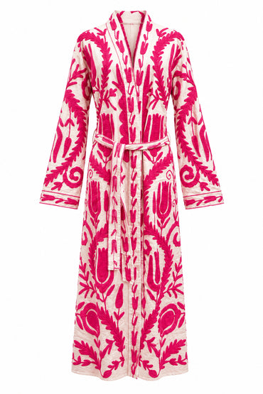 Cotton Embroidered Duster