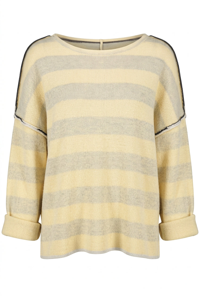 Reversible Stripe Sweater