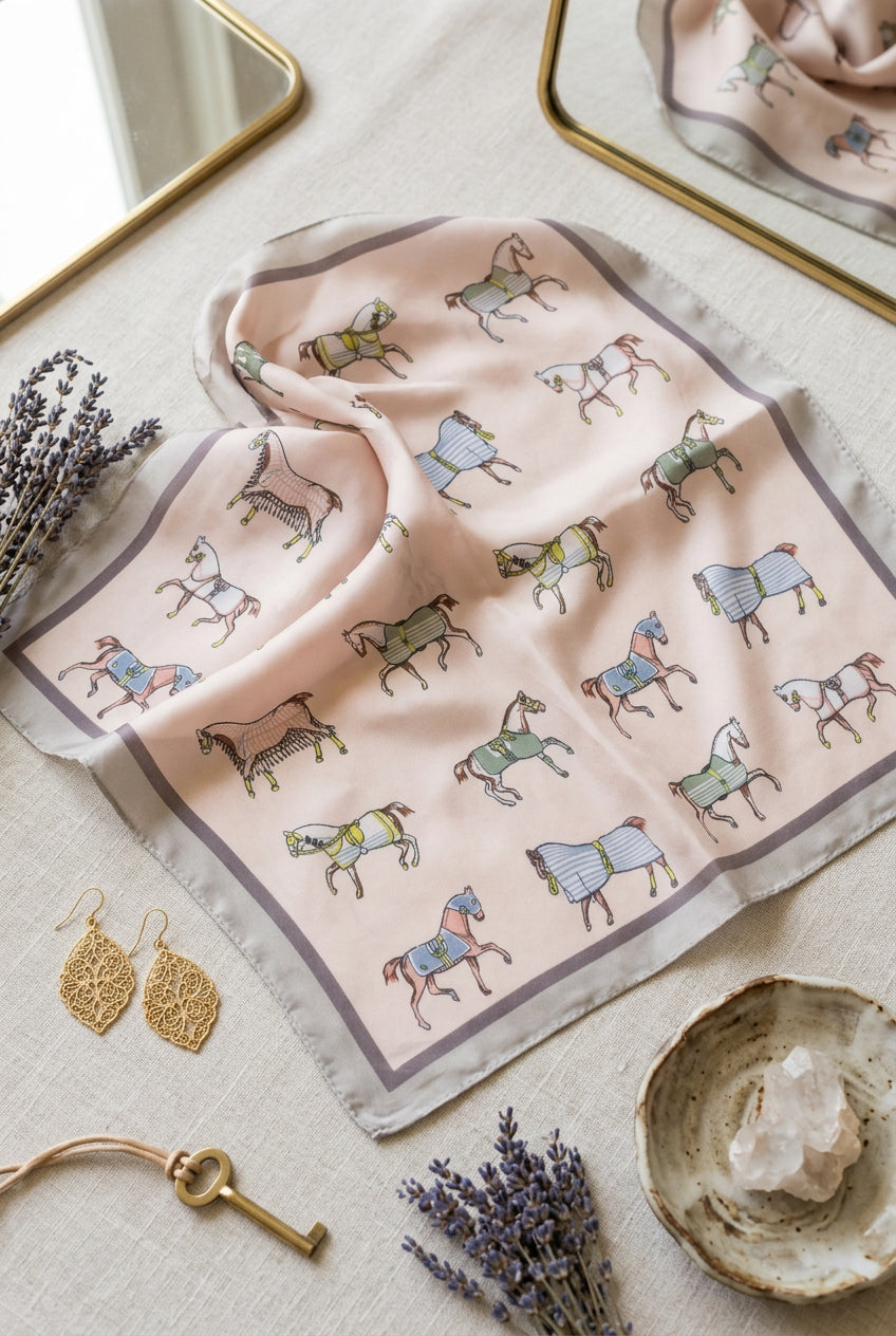 Horse Pattern Scarf