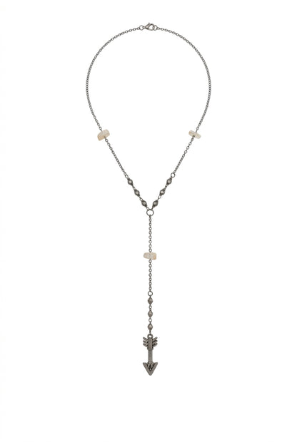 Small Silver Arrow Necklace